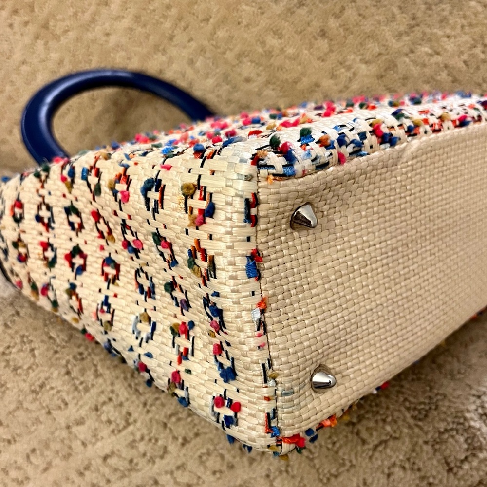 Authentic Dior Raffia lady medium - Picture 8 of 16